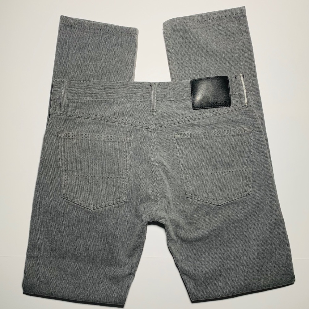Gustin Jeans skinny gray raw denim size 32 x 31
